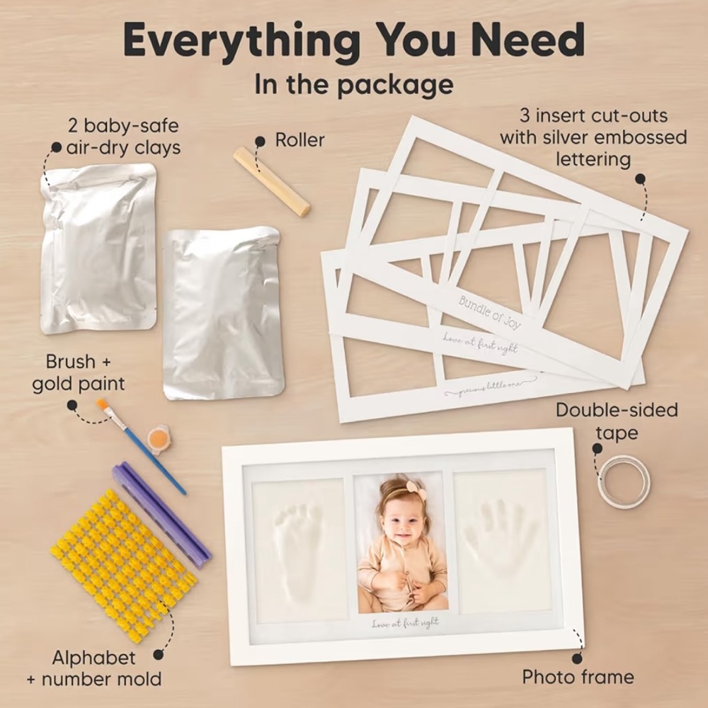 KeaBabies Baby Hand and Footprint Kit